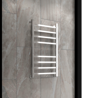 Полотенцесушитель водяной Indigo Aletto LALWPF80-50 80x50 см хром